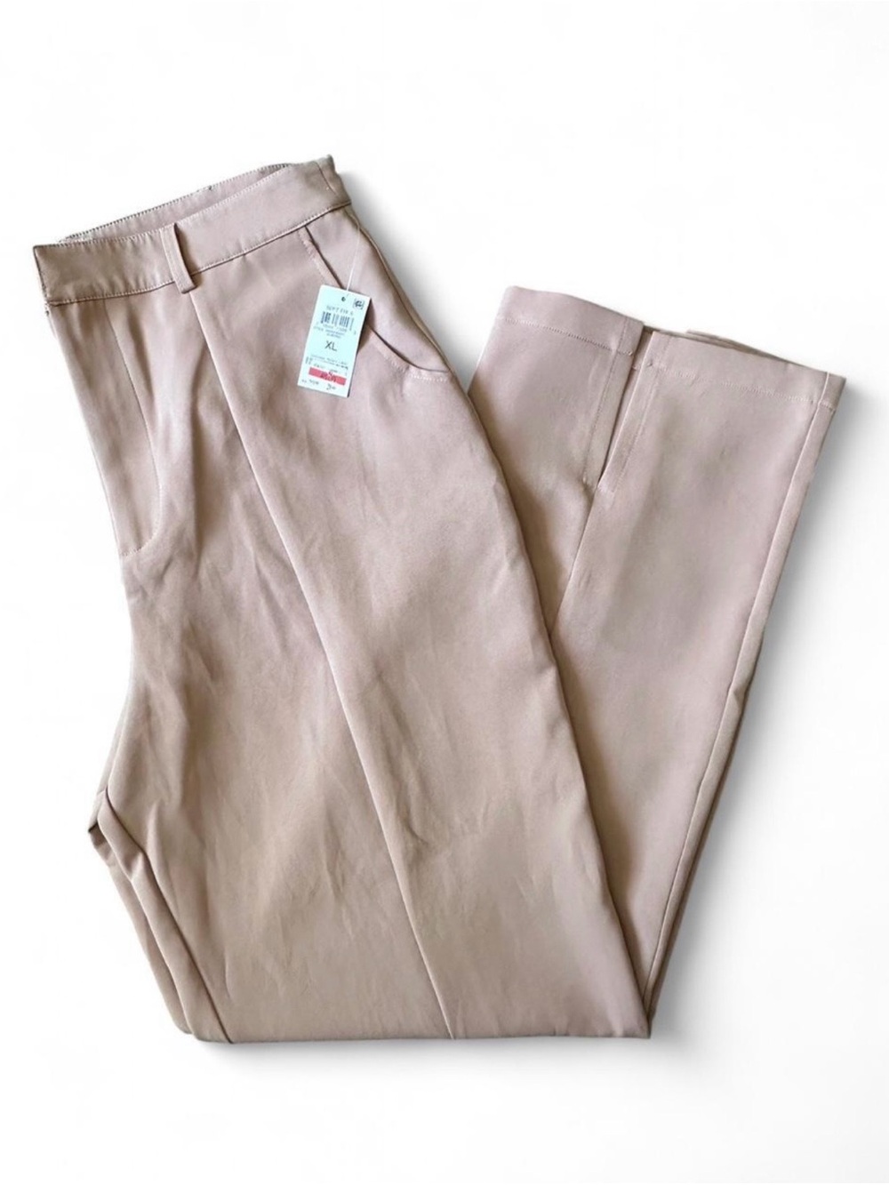 And Now This Women's Camel Nude Trouser